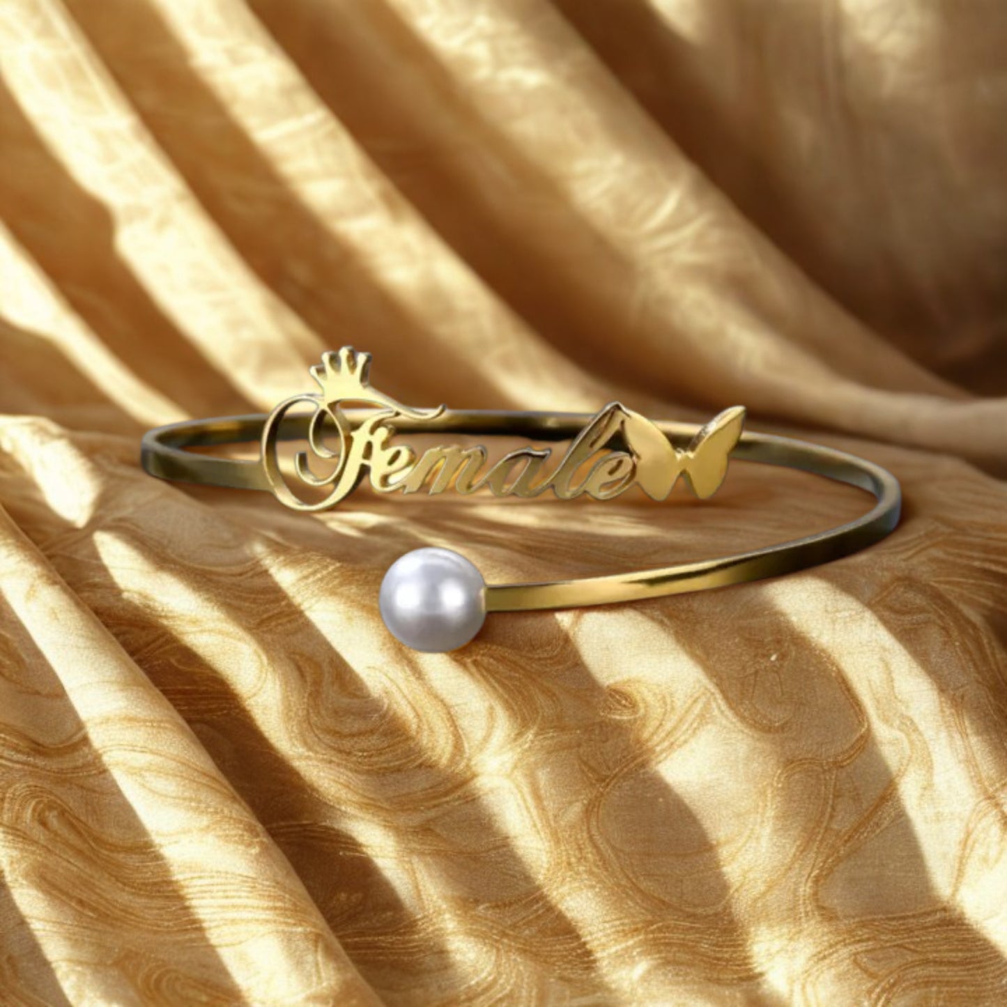 Custom Name Bracelet – Personalized Bangle/Kara with Your Name