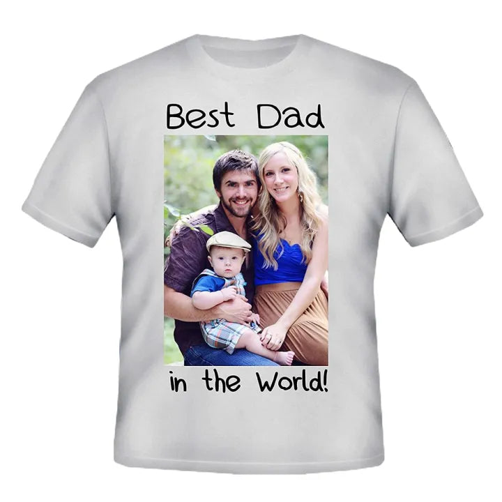 Make Your Own T-Shirt – Upload Photo, Logo, or Name – Gift for Him & Her