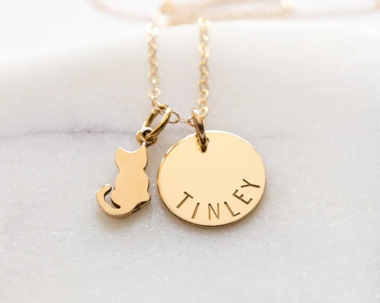 Golden Plated Customized Crown Name Necklace – Personalized Gift Locket for Girls